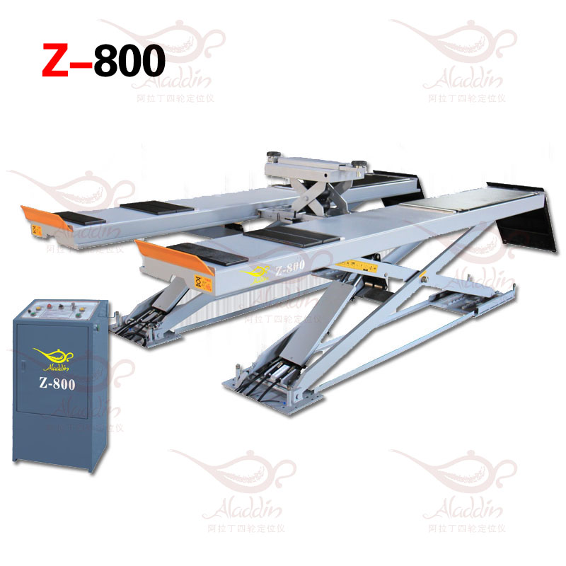 阿拉丁3D四輪定位儀 超薄滑道式大剪舉升機(jī) Z-800（單滑車）